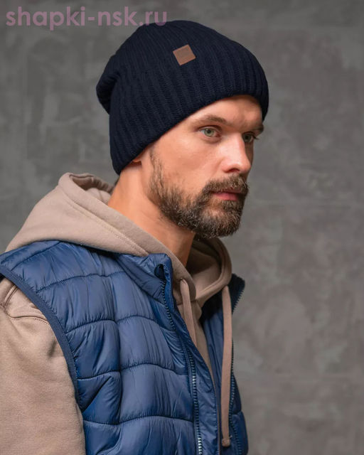 F 478 Шапка искуственный мех мужская (57-59)