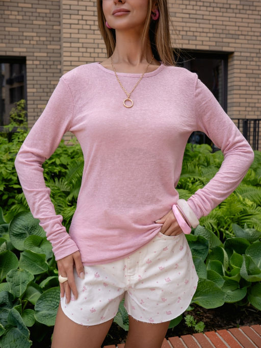 полупрозрачный лонгслив- паутинка - Binita фото 3