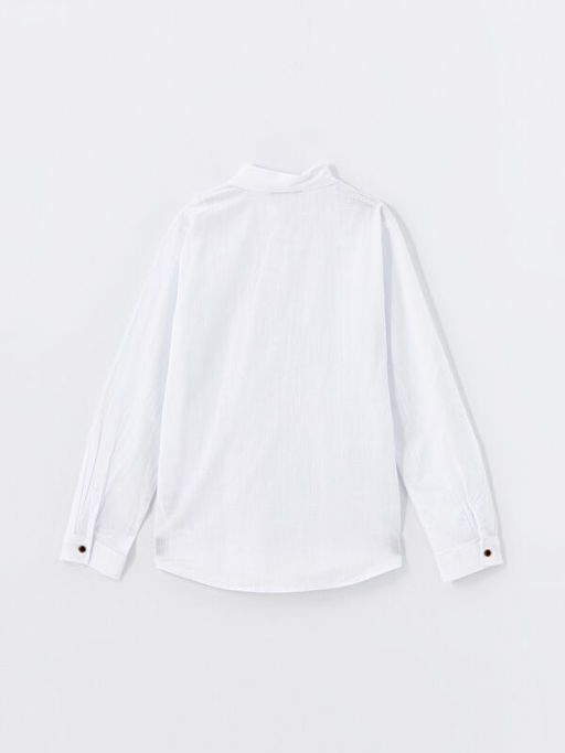 Basic Uzun Kollu Erkek ?ocuk G?mlek - Waikiki фото 3