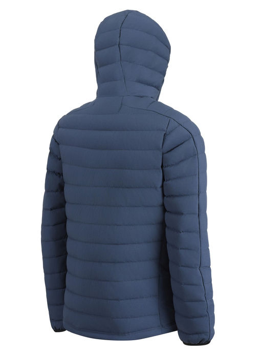 Куртка мужская стёганая с капюшоном с графеновой подкладкой синего цвета 9623_1S