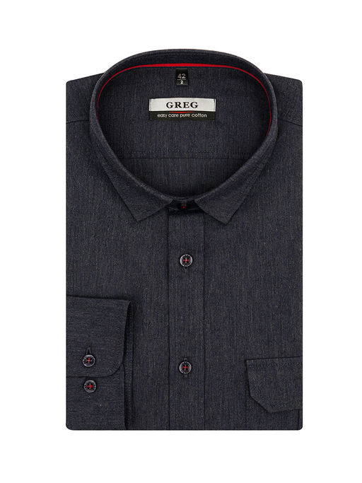 Сорочка мужская длинный рукав GREG S333/231/9228/ZN/P/1p  фото 2