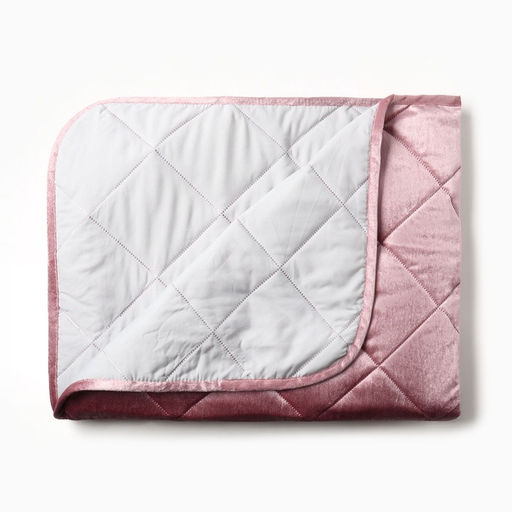 Покрывало Этель 1.5 сп 120×200±5 см, розовый, велюр, 100% п/э