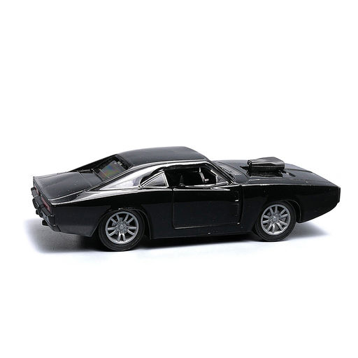Чёрная инерционная машинка вид С die-cast , 1:32