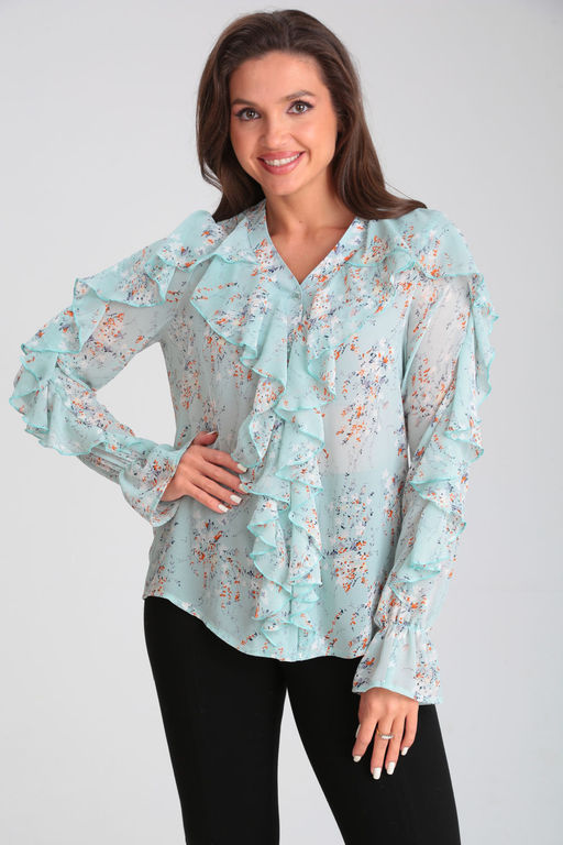 Блуза Modema 548-2 мятный  фото 2