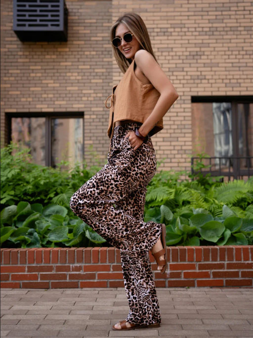 Брюки палаццо хлопок 100%