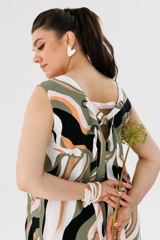 Сарафан ANELLI 1472.2 омут  фото 6