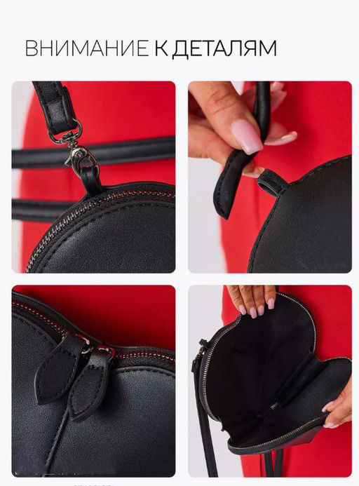 Сумка сердце MN990158 натуральная кожа - Balina фото 21