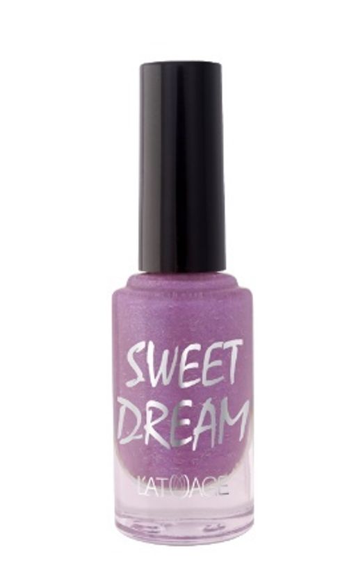 Latuage Лак для ногтей SWEET DREAM тон 505 сиреневый перламутровый песок 9мл