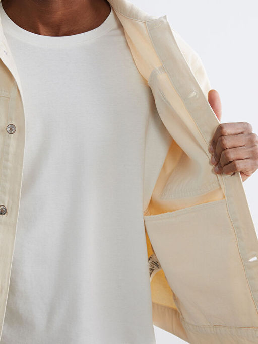 Loose Fit Erkek Jean Ceket