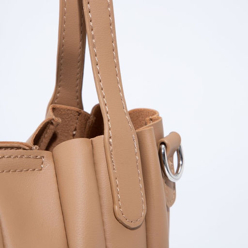 Сумка-тоут на магните, длинный ремень, цвет коричневый - Simaland фото 4