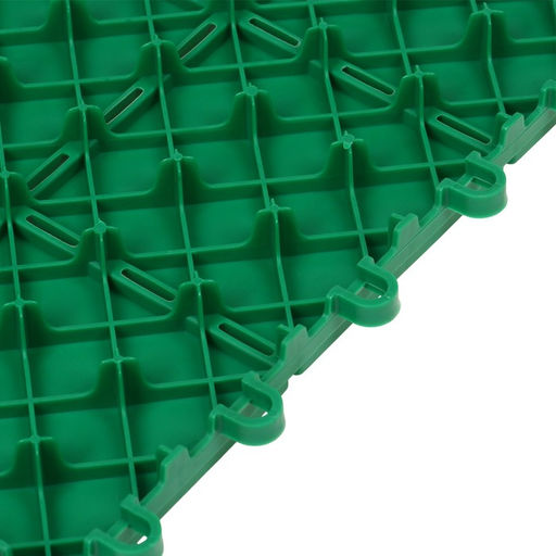 Цена за 11 шт. Модульное покрытие, 30 × 30 см, пластик, зелёное, 1 шт.