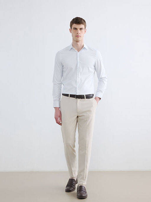 Рубашка мужская Slim Fit в полоску