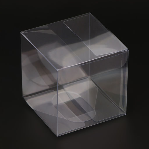 Цена за 5 шт. Складная коробка из PVC, прозрачная, 7?7?7 см