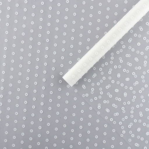 Плёнка для цветов упаковочная матовая «Ромашки» 0.7 х 8 м, 40 мкм