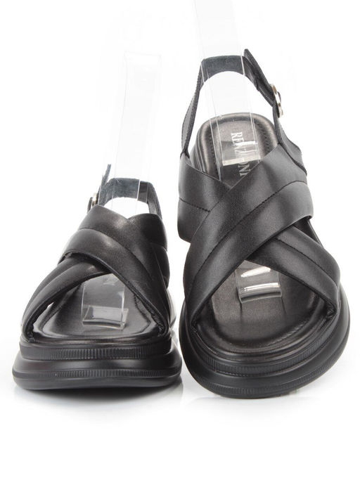 08-PEE37-2 BLACK Босоножки женские (натуральная кожа) - Фабричный китай фото 7