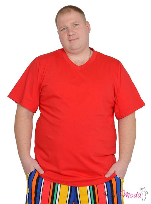 Футболка Модель №1028 размеры 44-84 - Plusmoda фото 2