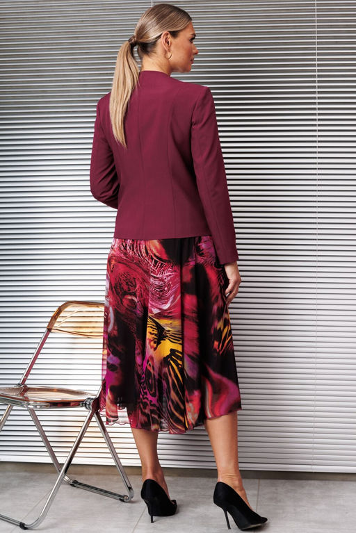 Костюм Мода Юрс 2868 бордо/горчица