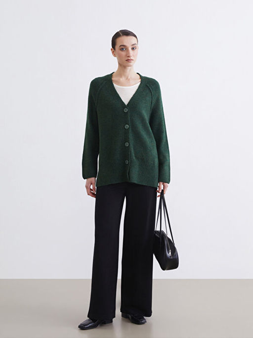 V Yaka Kad?n Triko H?rka