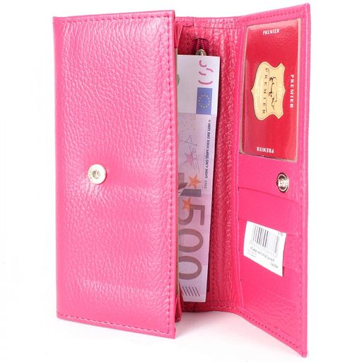 Портмоне женское Premier-DM-1 н/к, 6 отд, 4 карм, малиновый флотер (332) 212724  фото 3