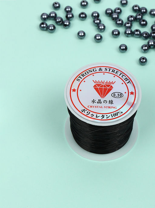 Леска для бисера Ø0,3 100м цв.черный