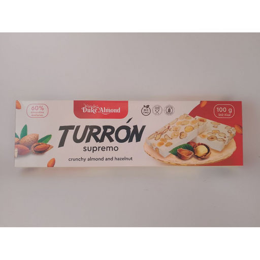 Туррон с миндалем и фундуком (Нуга с орехами), 100г - Almendro фото 2