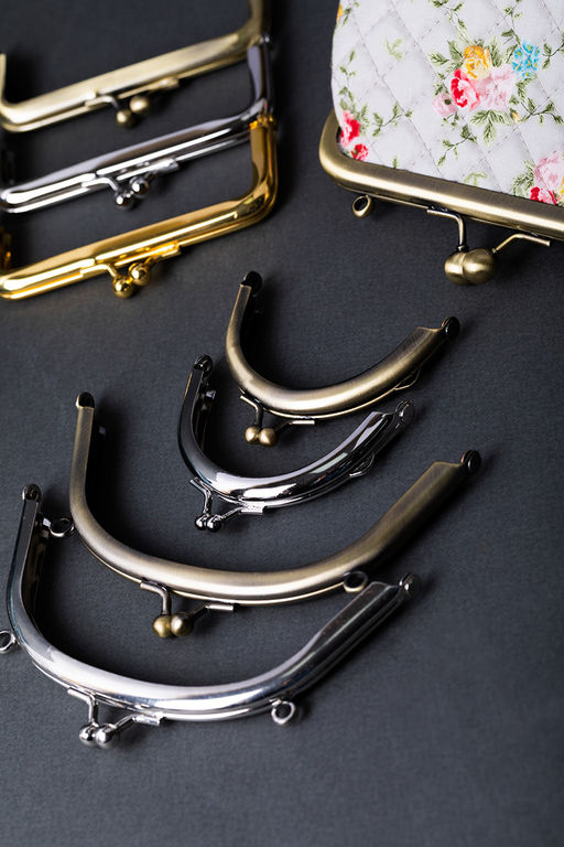 Gamma FER-26 Застежка для сумки фермуар 7.5 x 5.5 см 1 шт. №05 под золото