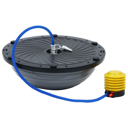 Полусфера BOSU гимнастическая ONLYTOP, с насосом, 46×20 см, серая