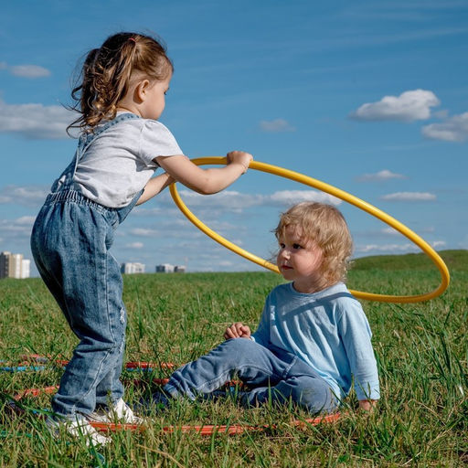Обруч, диаметр 70 см, цвет жёлтый - Соломон фото 7