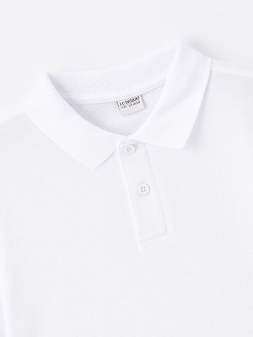 Polo Yaka K?sa Kollu Erkek ?ocuk Ti??rt - Waikiki фото 3