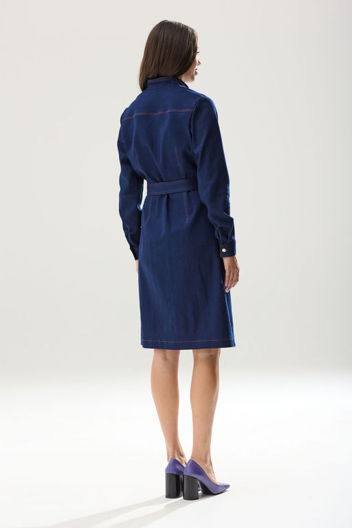 Платье Lars Style 831 джинсовый