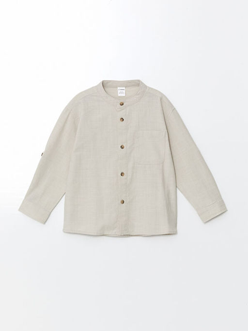 Hakim Yaka Poplin Erkek ?ocuk G?mlek