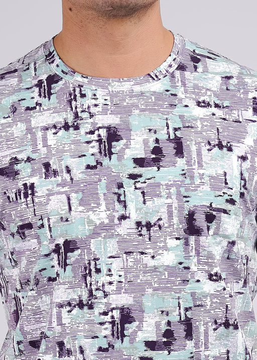 CLE Фуфайка (футболка) муж. 542284/10гн maxi белый/фиолетовый - Clever wear фото 2