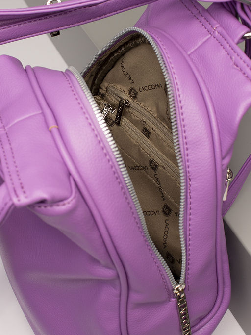 LACCOMA рюкзак Кэрри-Л815-орхидея эко кожа хлопок