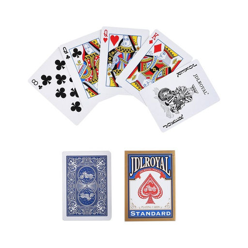 Цена за 2 шт. Карты игральные бумажные Jdlroyal, пластиковое покрытие