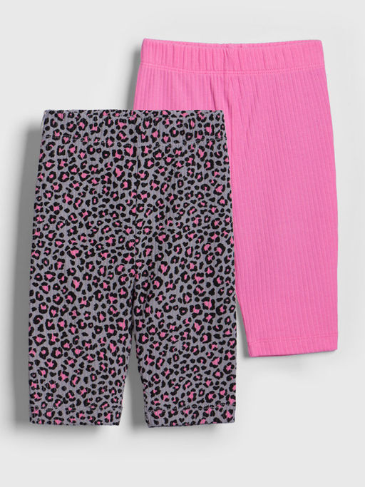 Комплект из 2-х велосипедок, Leopard Sachet Pink 15-2216/Sachet Pink 15-2216