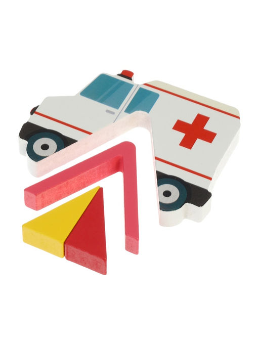 Головоломка рамка - вкладыш «Транспорт», 16 деталей