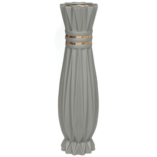 Ваза 60см Золотой узор серая Y3-1302 I.K (318500) /DANIKS/