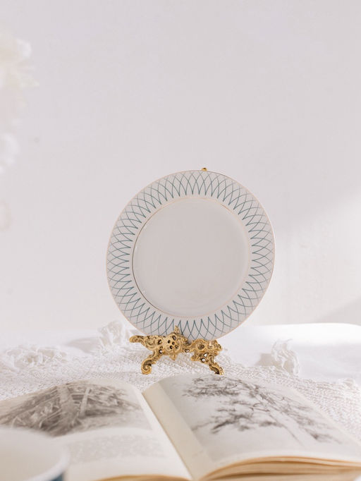 Тарелка WY Royal bird, d=20 см, фарфор, белая