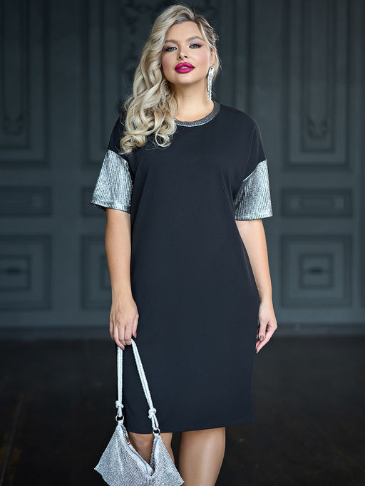 Платье 0125-8а чёрный кристалл - Aquarell фото 14