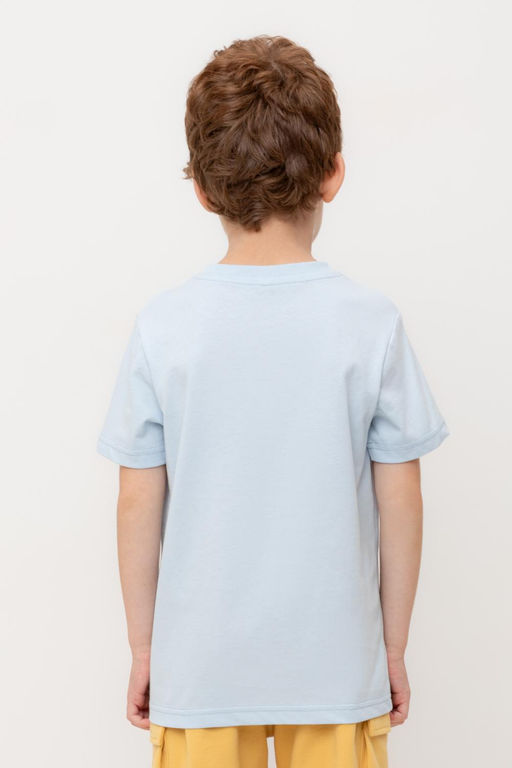 КР 302751/голубой к566 фуфайка (футболка) для мал - Crockid фото 3
