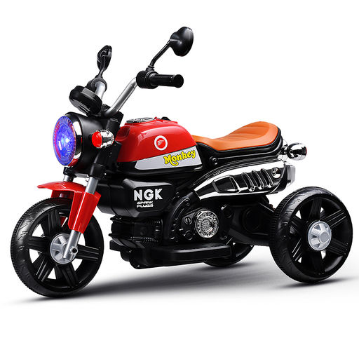Электромобиль детский "Байк" (цвет красный)