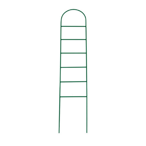 Шпалера, 140×30×1 см, металл, зелёная, «Лестница»
