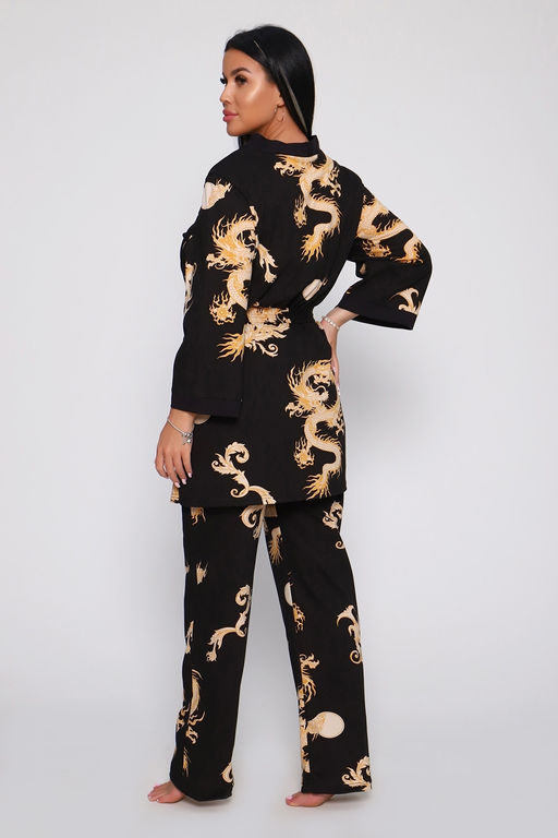 Пеньюар тройка Драконы 929