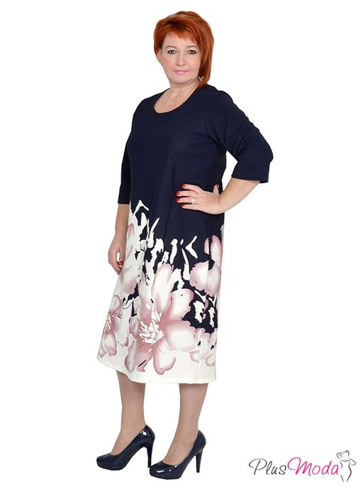 Платье Модель №1188 размеры 44-84 - Plusmoda фото 2