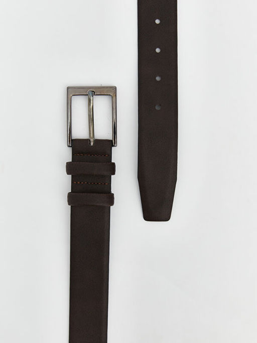 Deri G?r?n?ml? Erkek Kemer