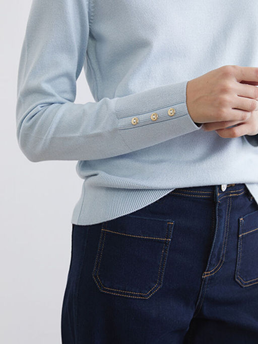 Bisiklet Yaka Kad?n Triko Kazak