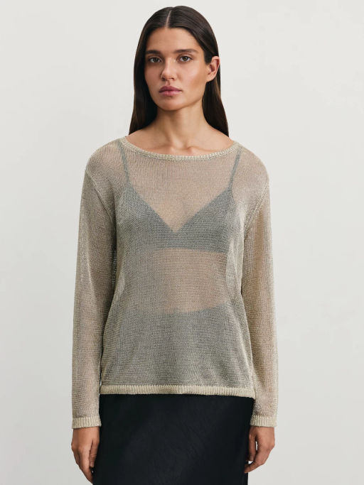 Джемпер из вискозы и люрекса / Zarina  фото 3