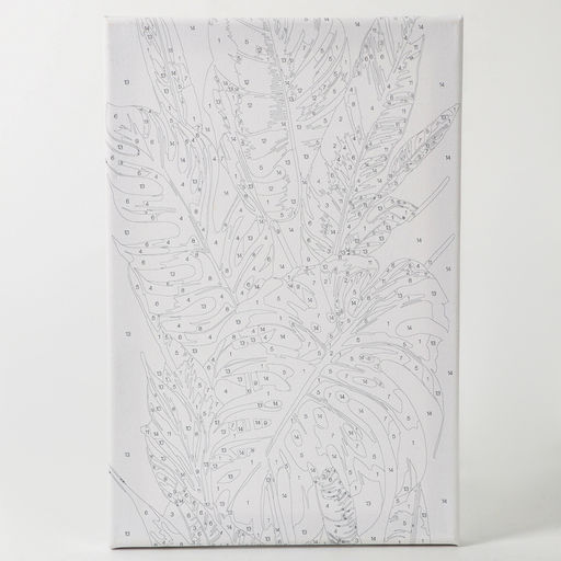 Картина по номерам с подрамником и поталью Тропики, 20*30 см - Школа талантов фото 5