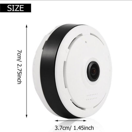 360-градусная панорамная камера видеонаблюдения Wifi 1080P HD Беспроводная VR-камера с дистанционным управлением Камера видеонаблюдения P2P US Plug