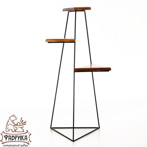 Подставка для цветов лофт 66-424 - Фабрика интерьерной ковки фото 4